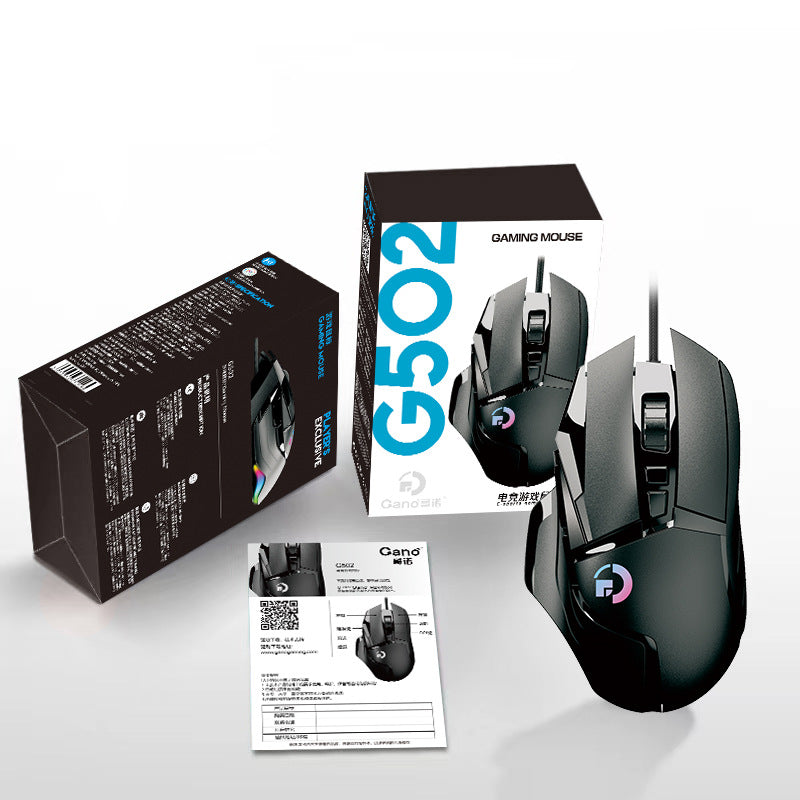 Wireless RGB Gaming Mouse with 2.4G Receiver and Wired Mode