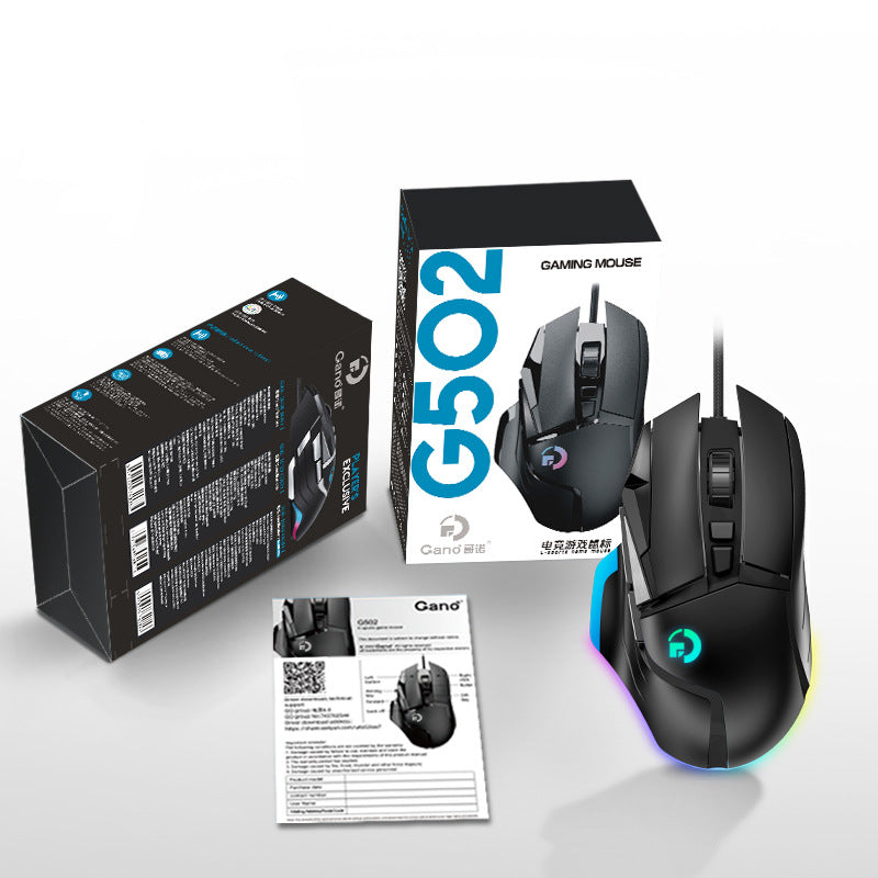 Wireless RGB Gaming Mouse with 2.4G Receiver and Wired Mode