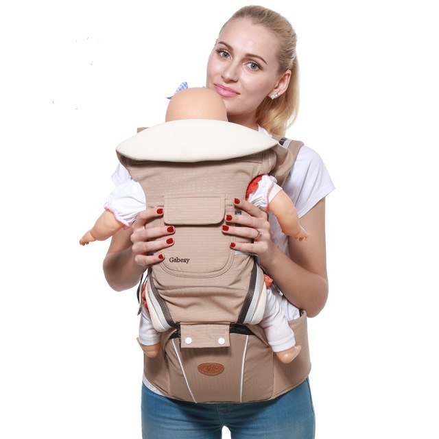 Ergonomic Baby Carrier With Hip Seat for Hands-Free Comfort