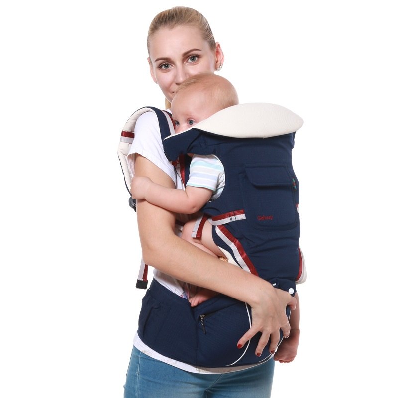 Ergonomic Baby Carrier With Hip Seat for Hands-Free Comfort