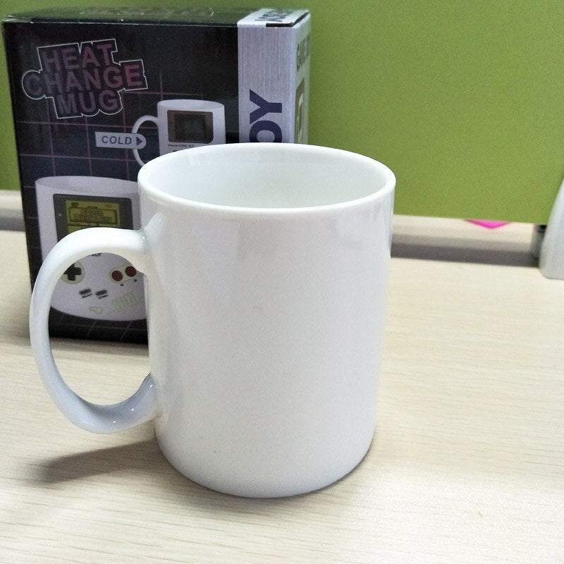 Game Boy Color Changing Mug: Hot Drink Reveals Retro Design