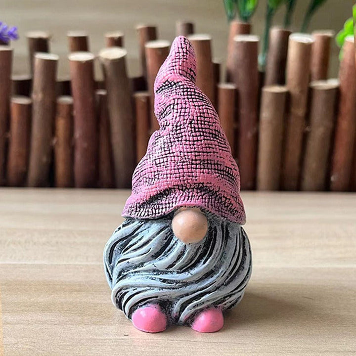 Garden Gnome Sculpture Decor for Colorful Displays
