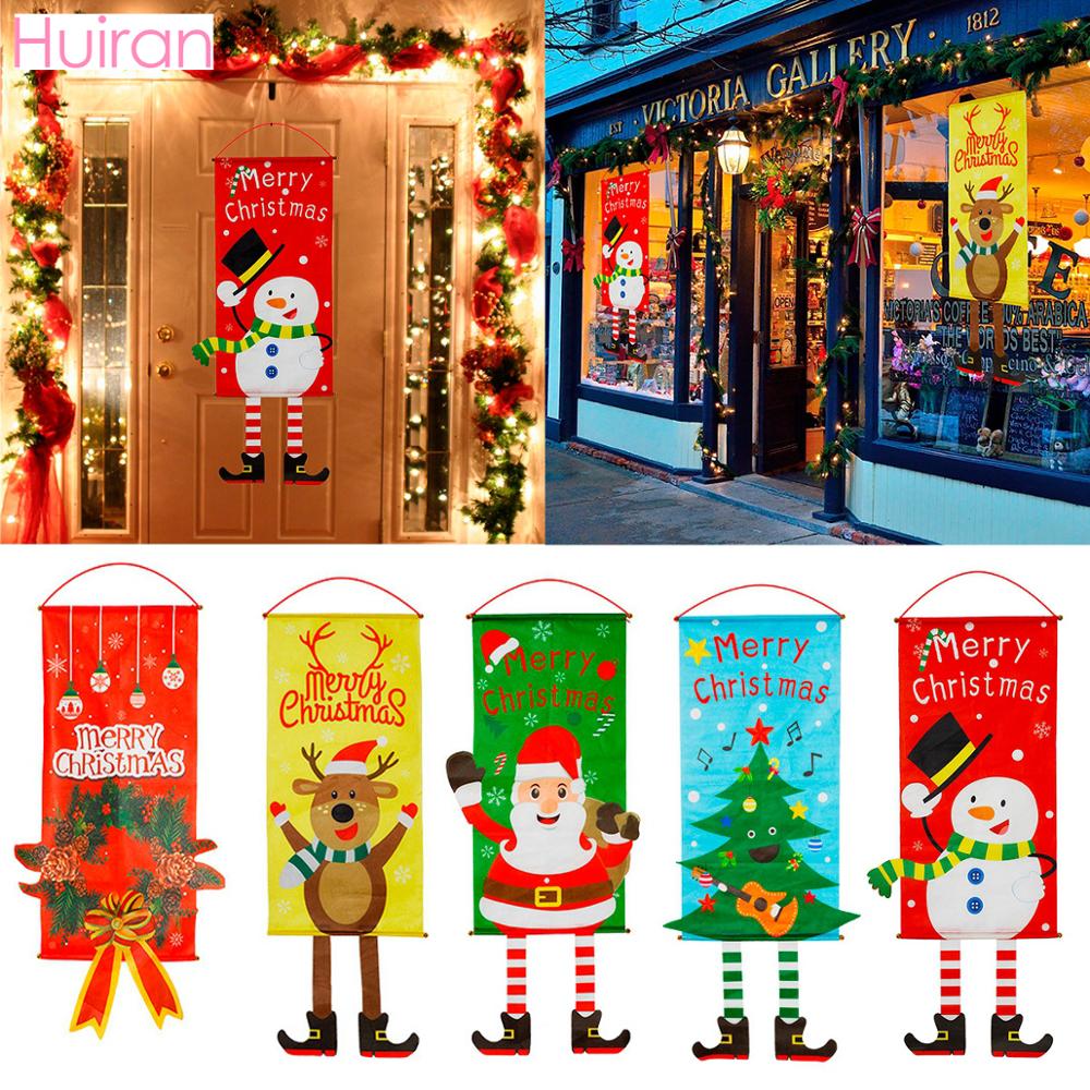 Christmas Hanging Door Banner for Cheerful Holiday Decor