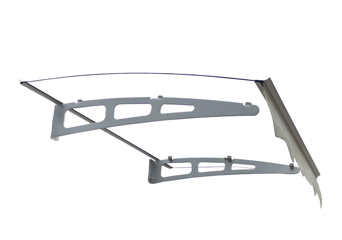 Door Window Canopy with Clear Polycarbonate Rain Cover