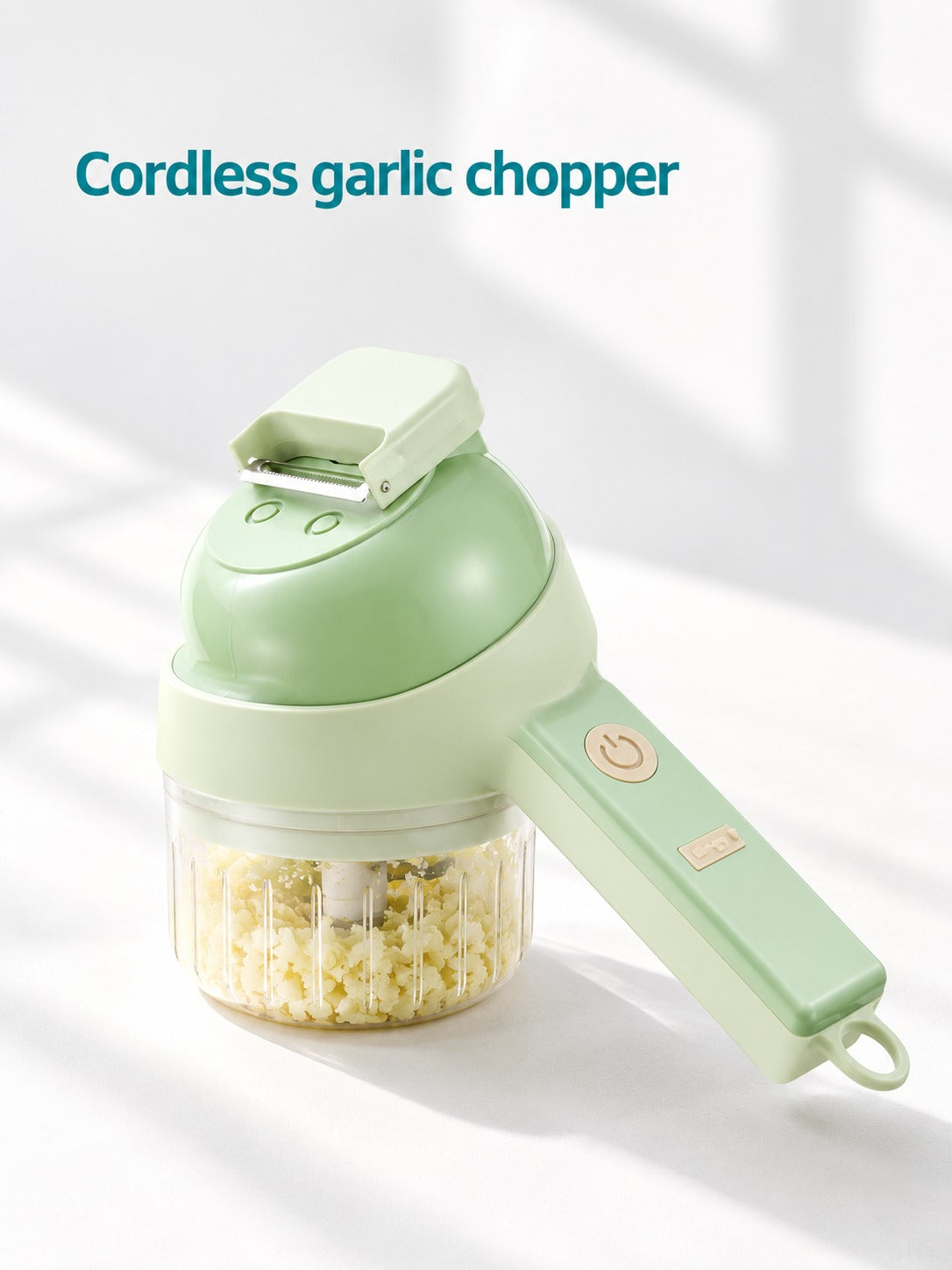 Cordless Electric Garlic Chopper and Vegetable Slicer