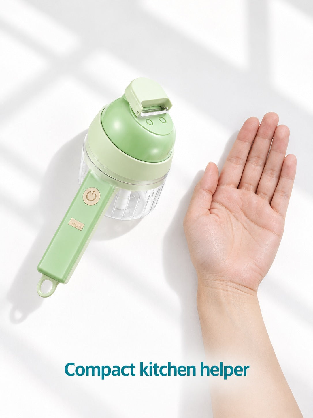 Cordless Electric Garlic Chopper and Vegetable Slicer
