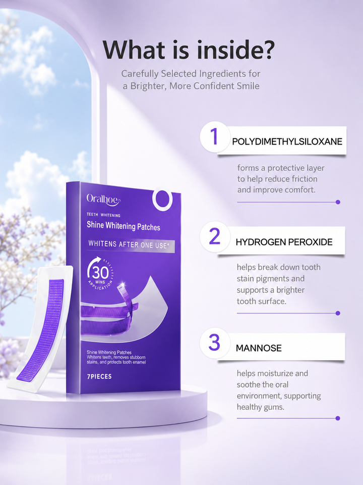 Gentle Cleaning Tooth Patches — Daily Whitening & Freshness