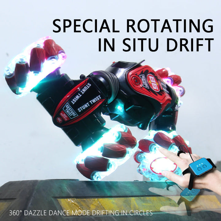 Gesture Control Stunt Car with LED Drift Wheels Toy
