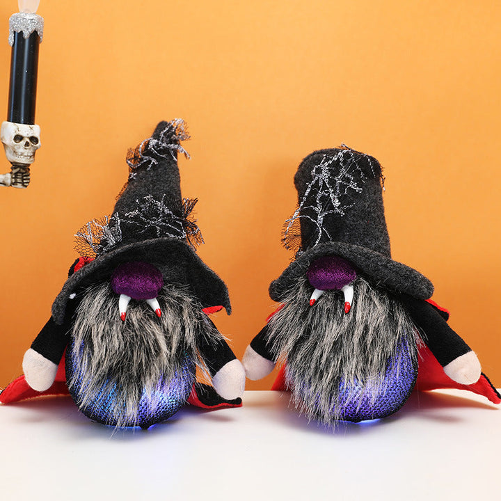Glowing Vampire Wizard Decorations for Halloween Display