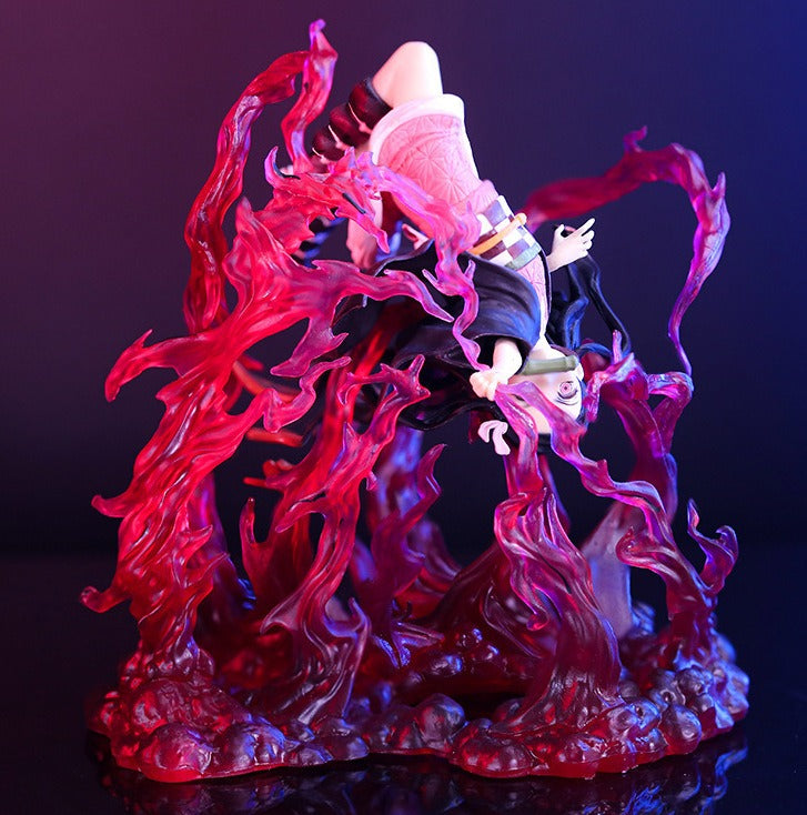 Anime Blood Technique Statue for Dramatic Shelf Displays