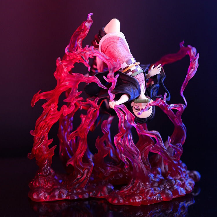 Anime Blood Technique Statue for Dramatic Shelf Displays