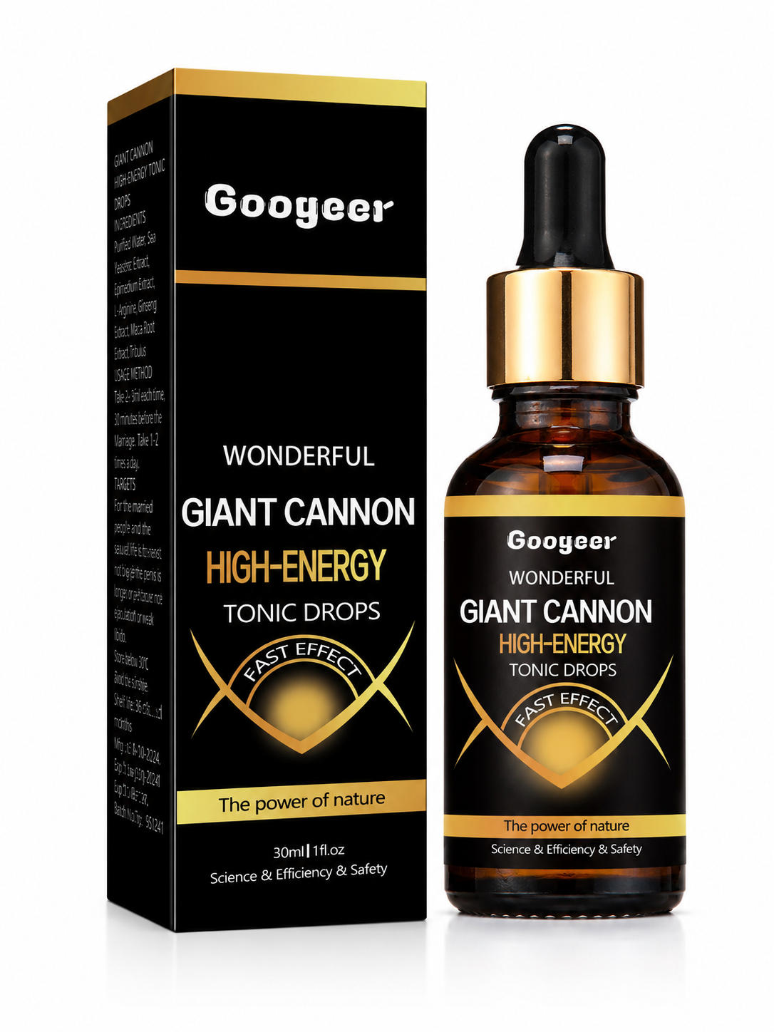 Giant Cannon Herbal Energy Drops