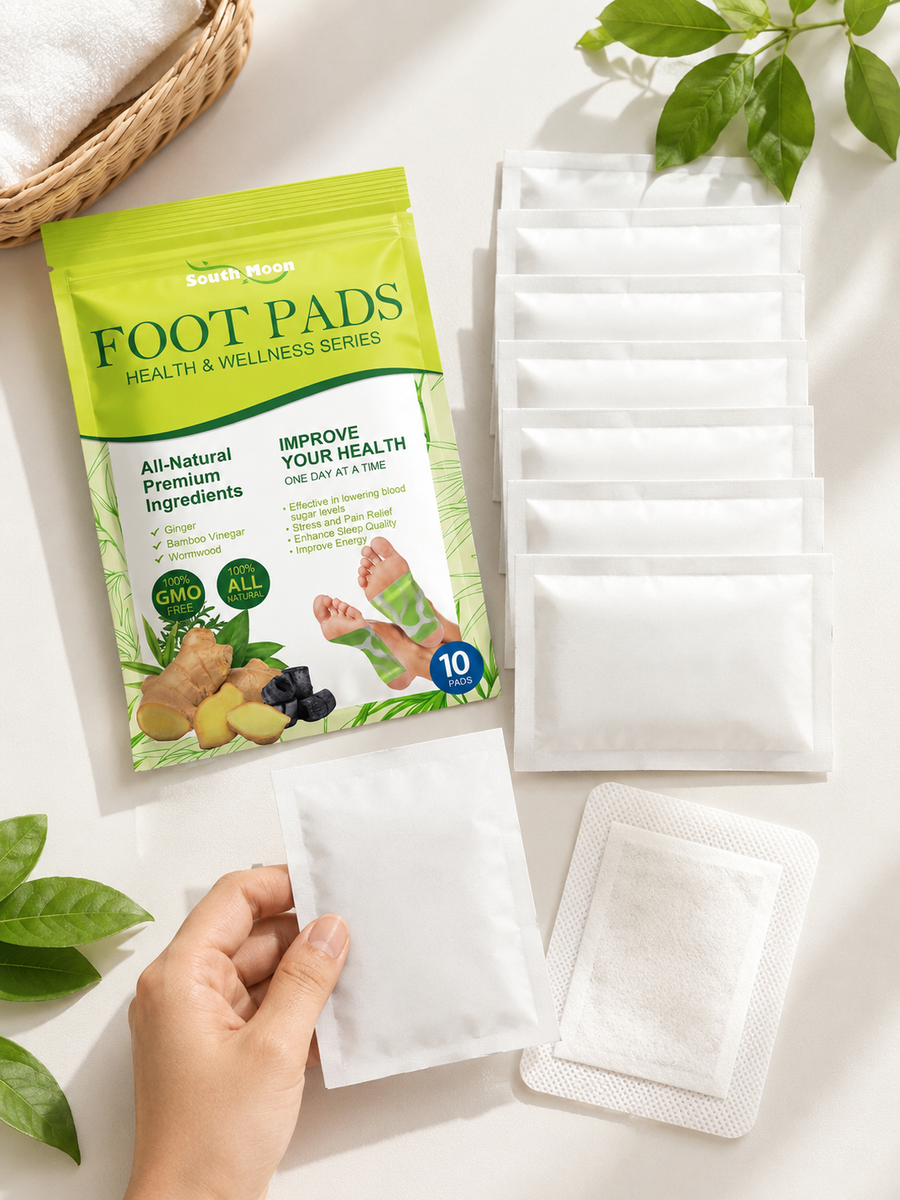 Ginger Detox Foot Pads — Lower Blood Sugar & Boost Circulation