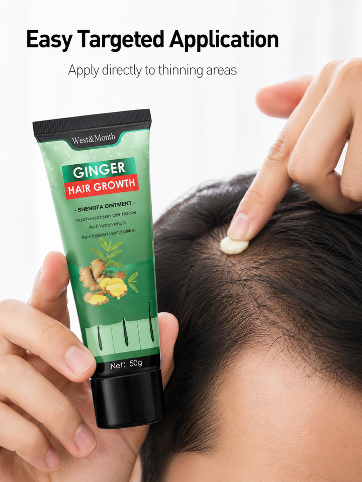 Ginger Hair Growth Ointment — Revive Thinning Hair Naturally