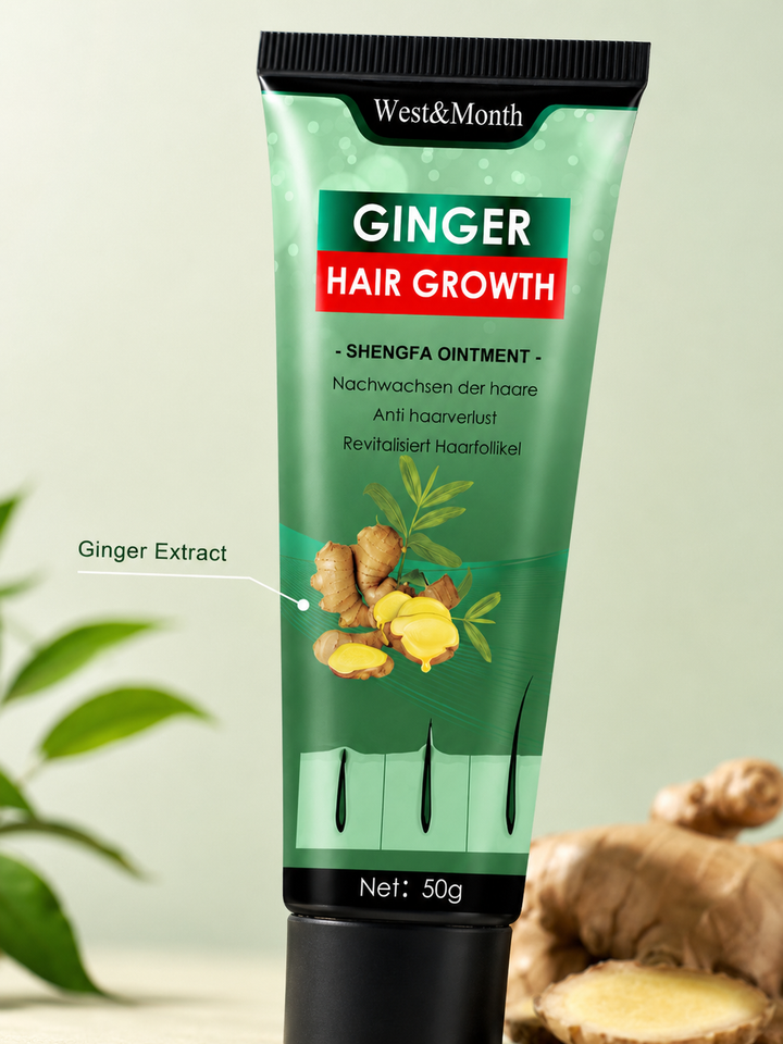 Ginger Hair Growth Ointment — Revive Thinning Hair Naturally