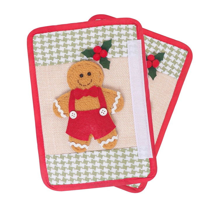 Gingerbread Handle Cover for Festive Christmas Kitchens
