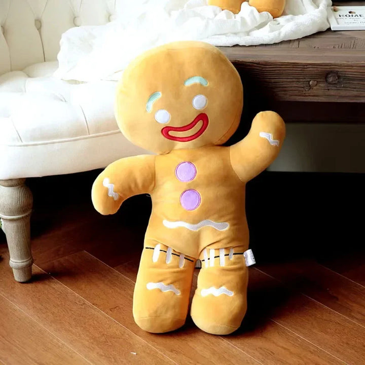 Gingerbread Man Plush Toy For Festive Holiday Cuddles