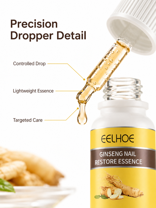 Ginseng Nail Repair Essence — Brighten & Strengthen Damaged Nails