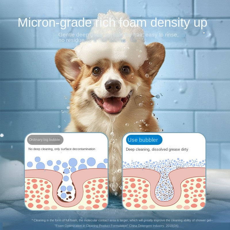 Pet Bubble Bath Maker for Faster, Easier Grooming