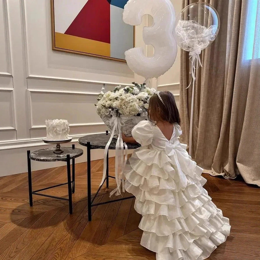 Girls Princess Dress — Princess Diana Bridal Gown Style