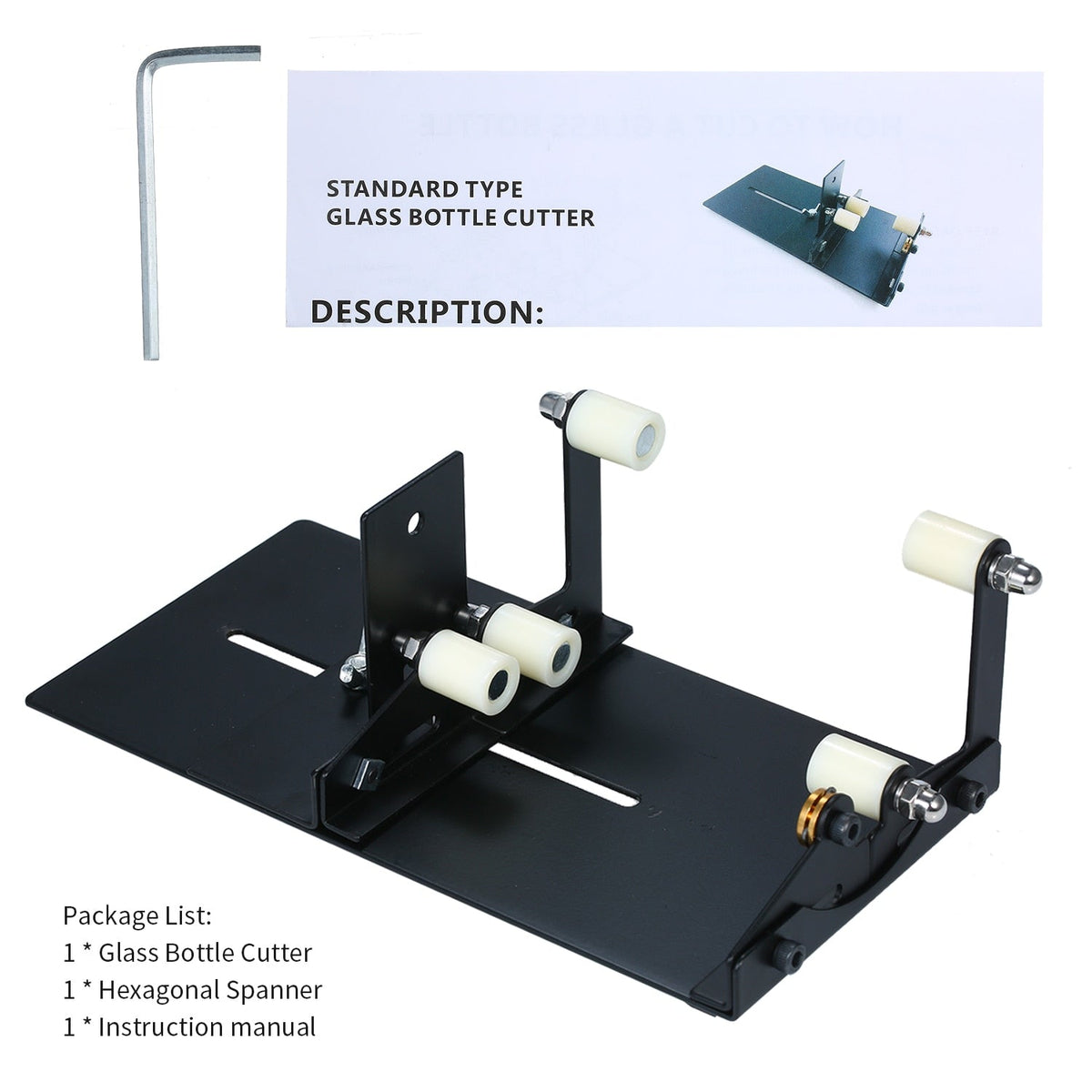 Glass Bottle Cutter for Wine and Beer Bottle Glasses