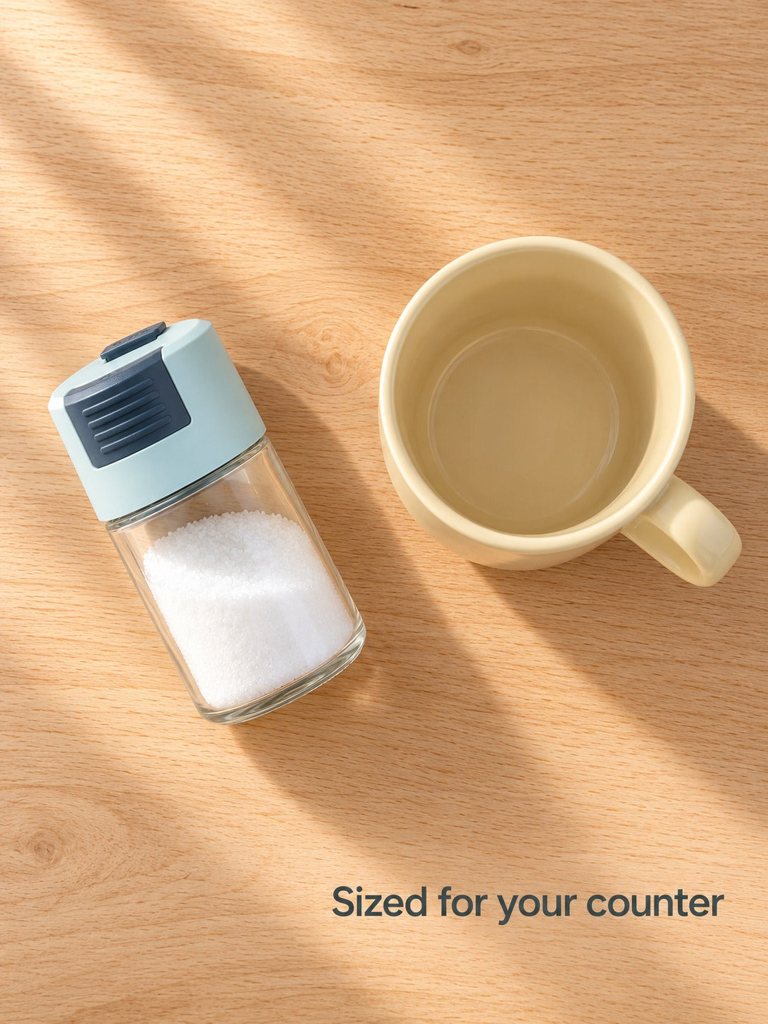 Glass Seasoning Bottle with 0.5g Press Portion Dispenser
