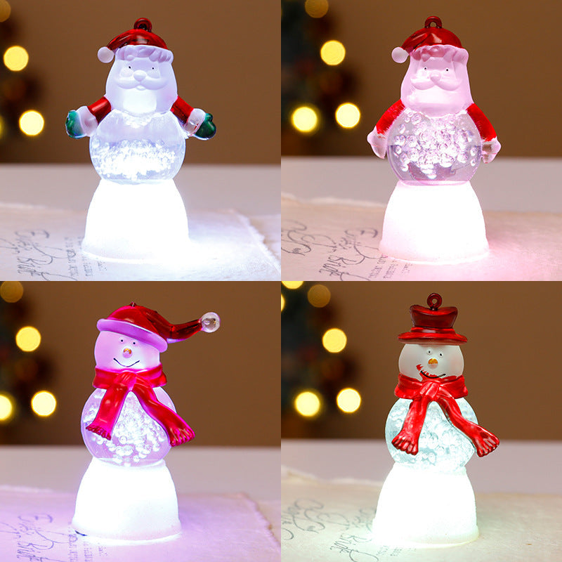 Glowing Christmas Snowman Ornament for Festive Decor