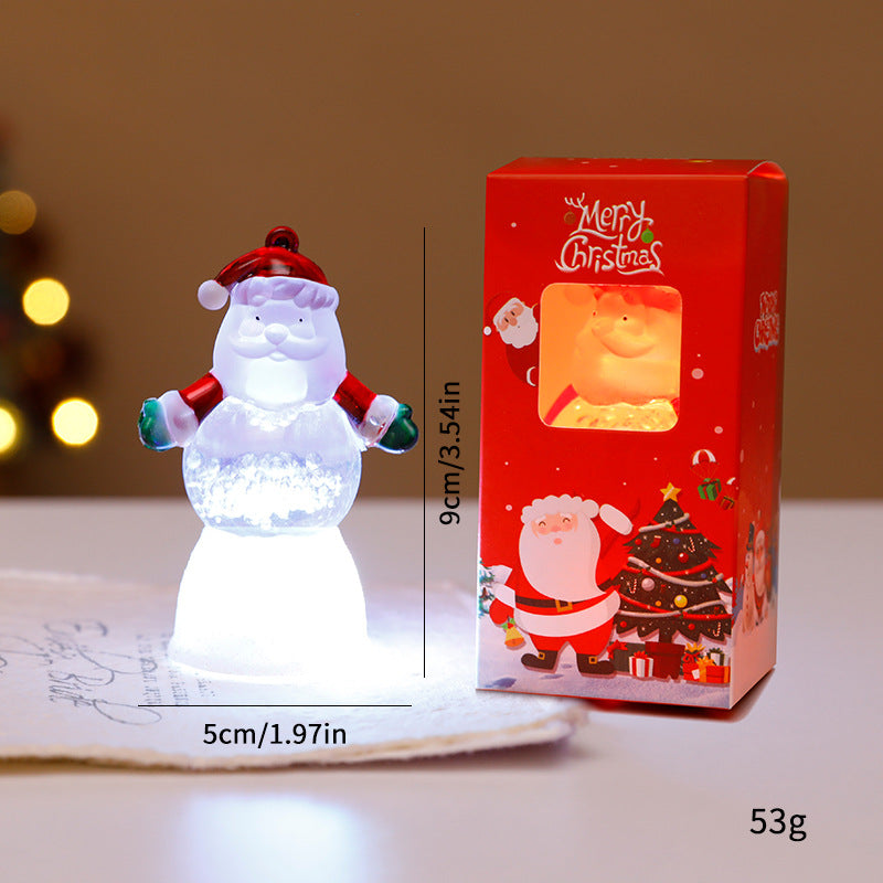 Glowing Christmas Snowman Ornament for Festive Decor