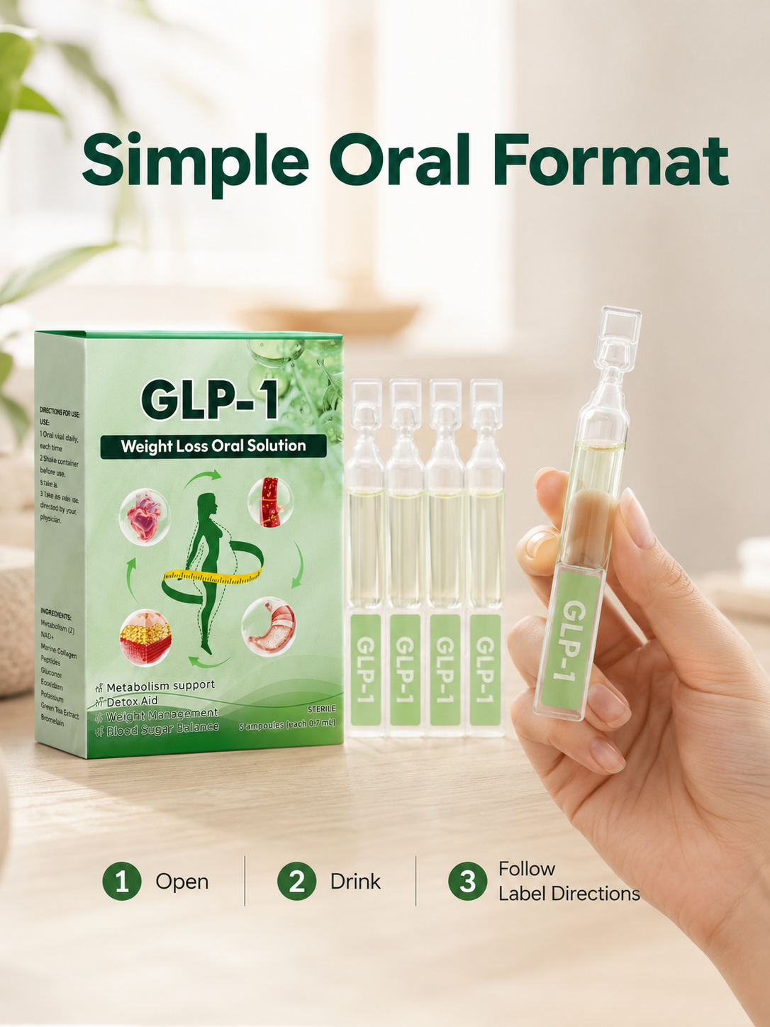 Moringa Drops for GLP-1 Support – Natural Appetite Control