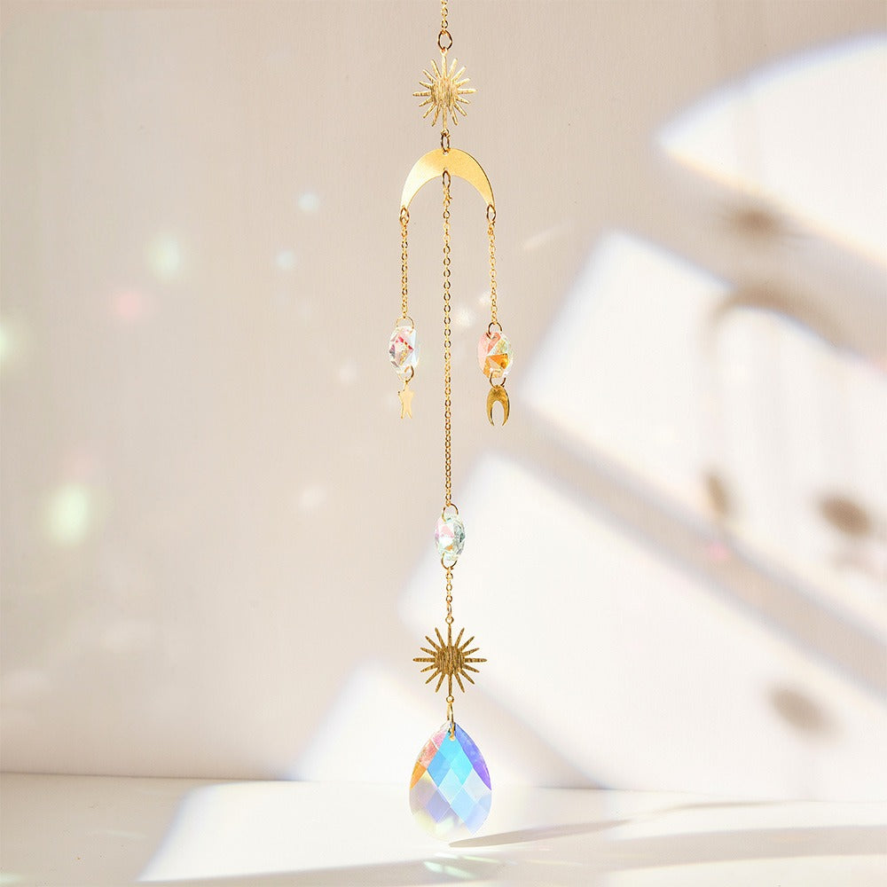Crystal Sun Catcher Ornaments for Celestial Rainbow Light