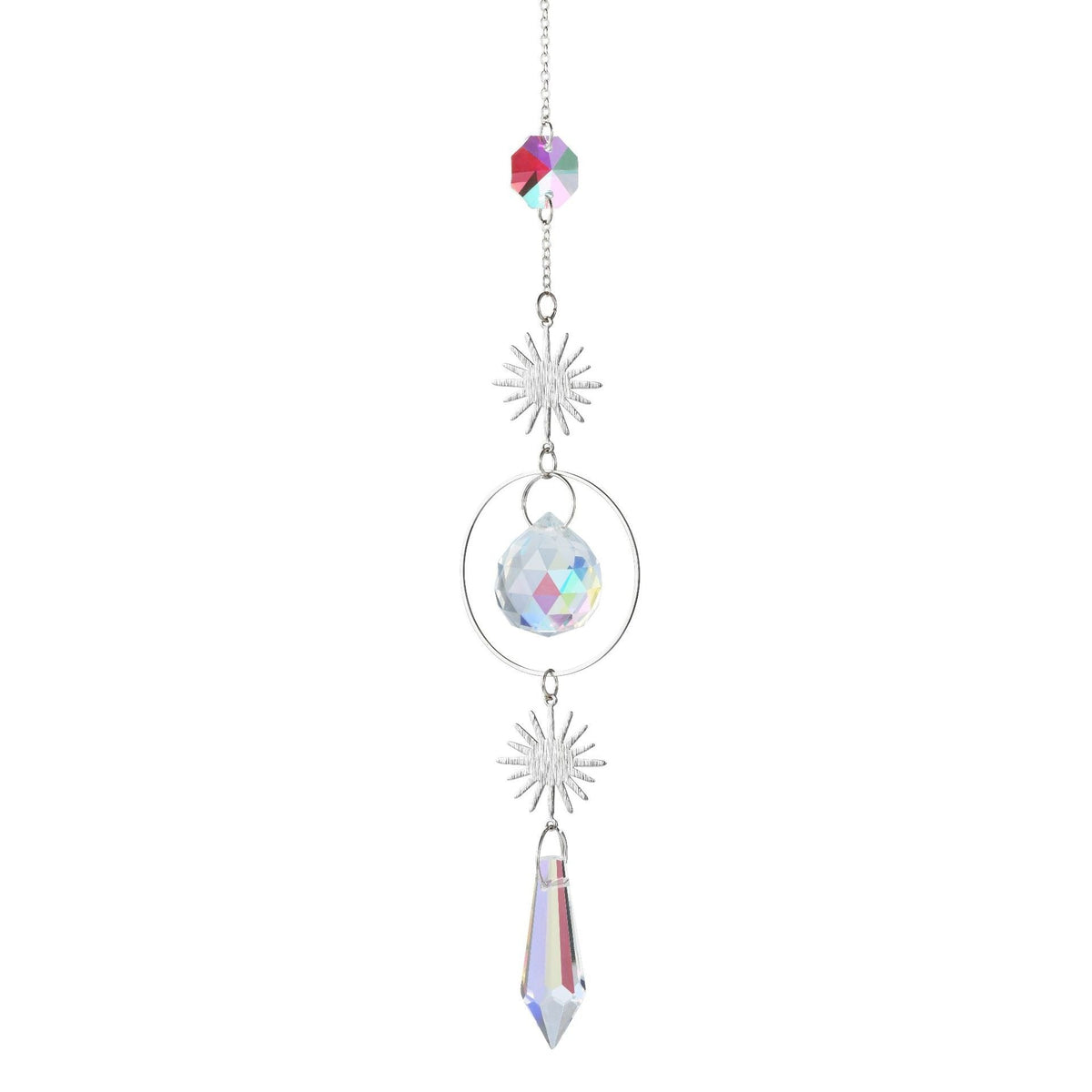 Crystal Sun Catcher Ornaments for Celestial Rainbow Light