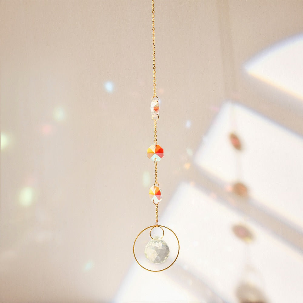 Crystal Sun Catcher Ornaments for Celestial Rainbow Light