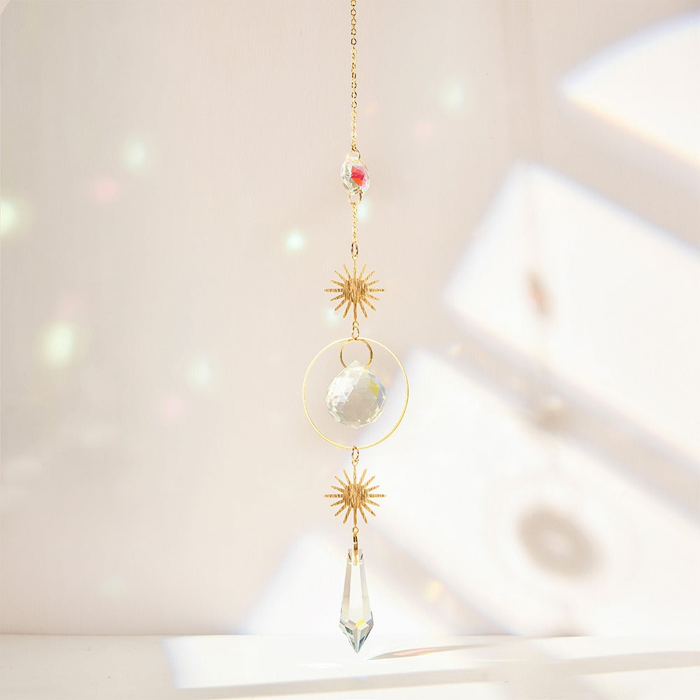 Crystal Sun Catcher Ornaments for Celestial Rainbow Light