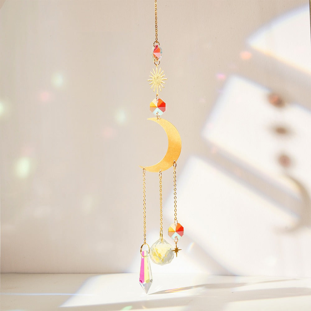 Crystal Sun Catcher Ornaments for Celestial Rainbow Light