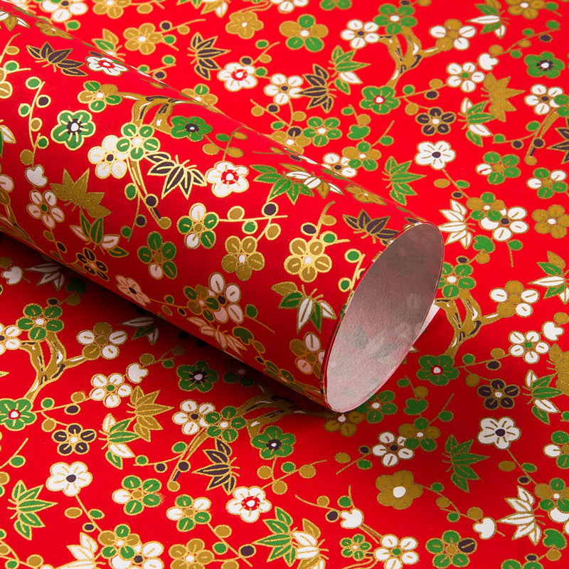 Gold Foil Yuzen Paper for Elegant Gift Wrapping Crafts