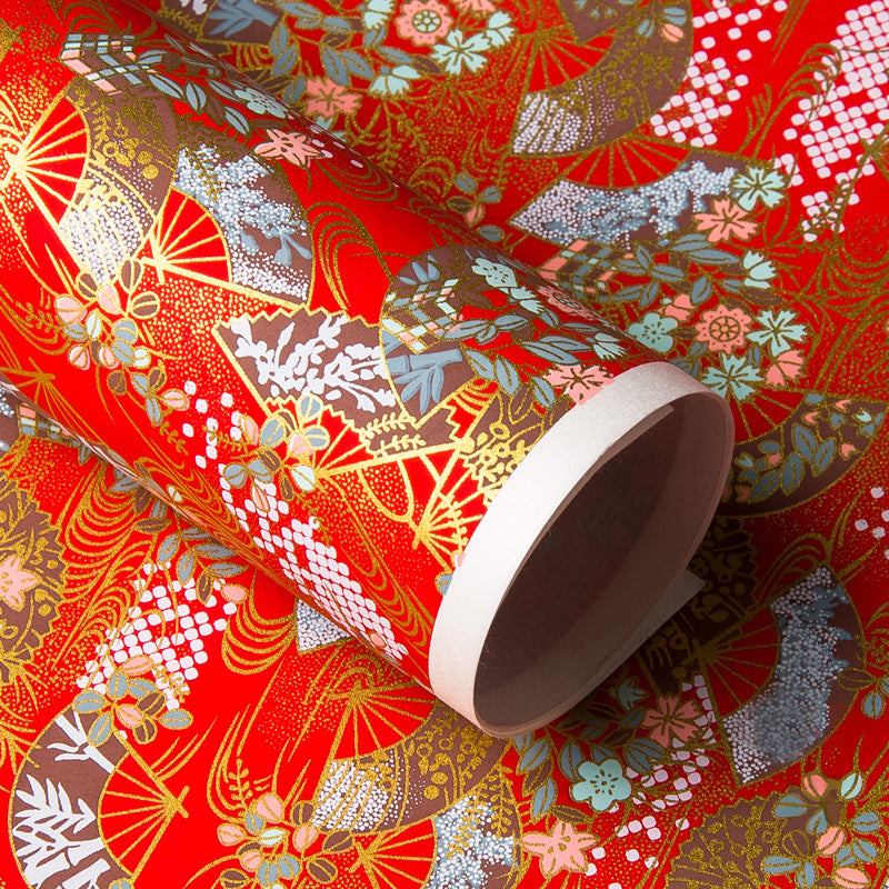 Gold Foil Yuzen Paper for Elegant Gift Wrapping Crafts