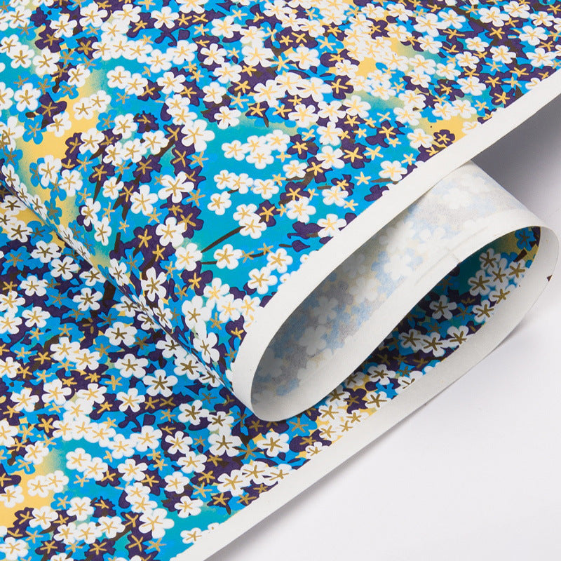 Gold Foil Yuzen Paper for Elegant Gift Wrapping Crafts