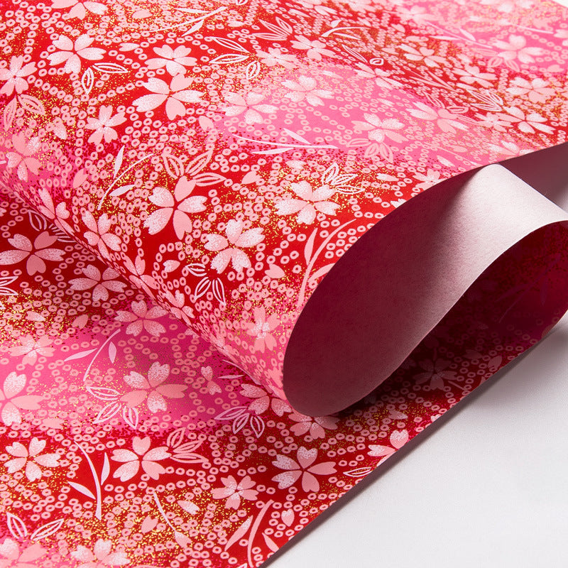 Gold Foil Yuzen Paper for Elegant Gift Wrapping Crafts