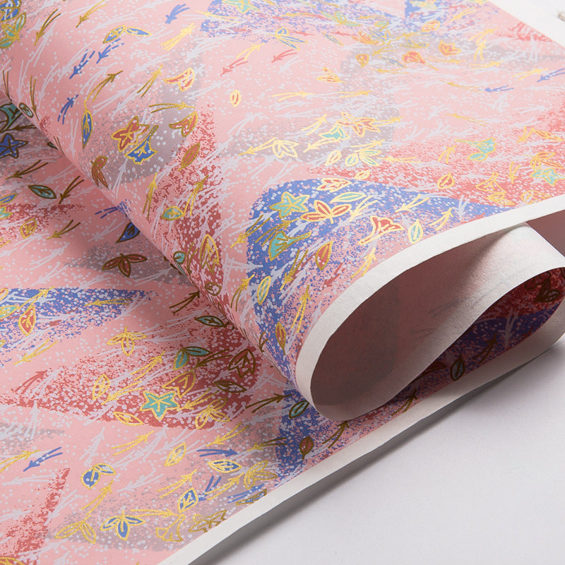 Gold Foil Yuzen Paper for Elegant Gift Wrapping Crafts