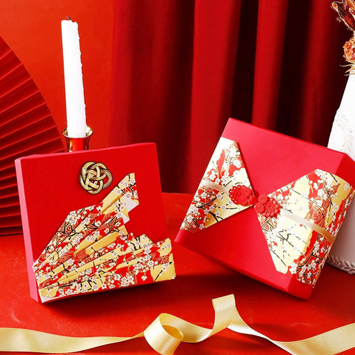 Gold Foil Yuzen Paper for Elegant Gift Wrapping Crafts