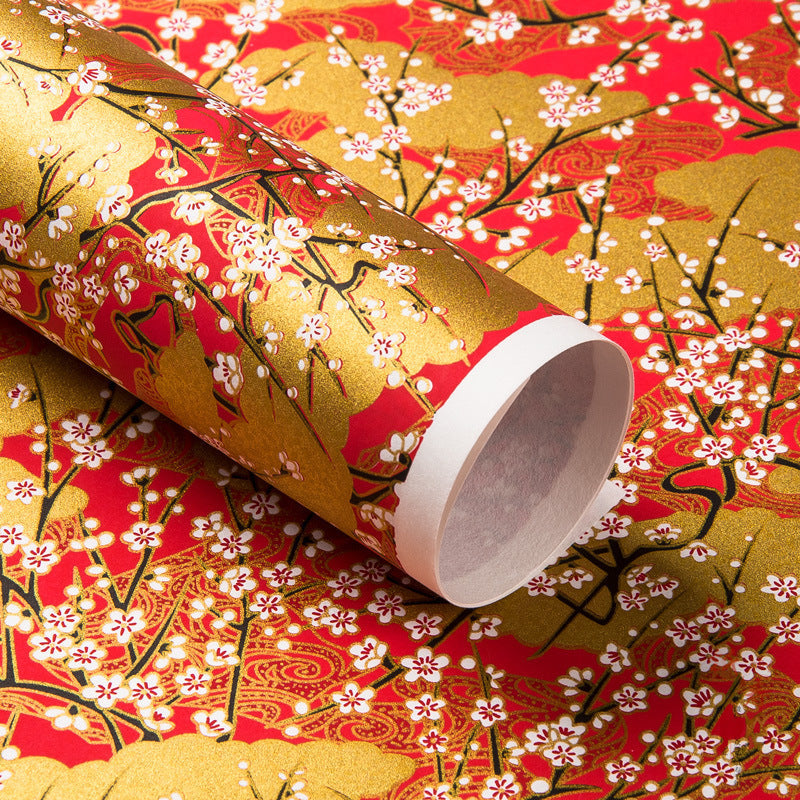Gold Foil Yuzen Paper for Elegant Gift Wrapping Crafts
