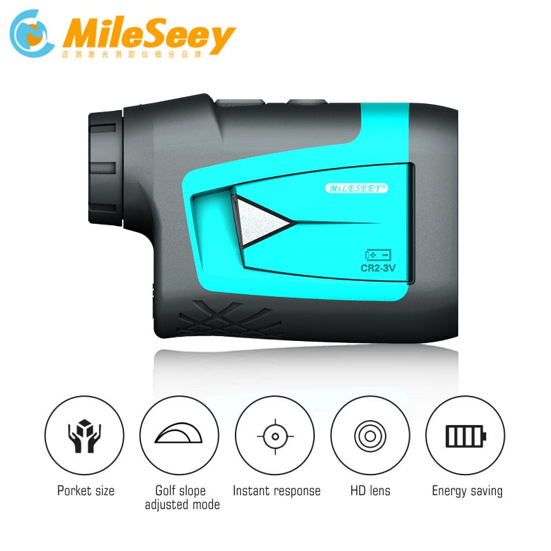 Golf Laser Rangefinder 600m with Slope-Adjusted Yardage