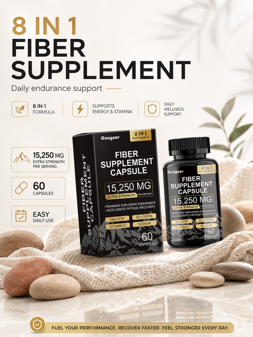 Fiber Supplement Capsule — Boost Endurance & Speed Recovery