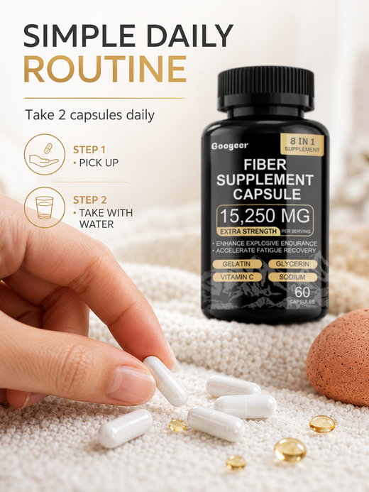 Fiber Supplement Capsule — Boost Endurance & Speed Recovery