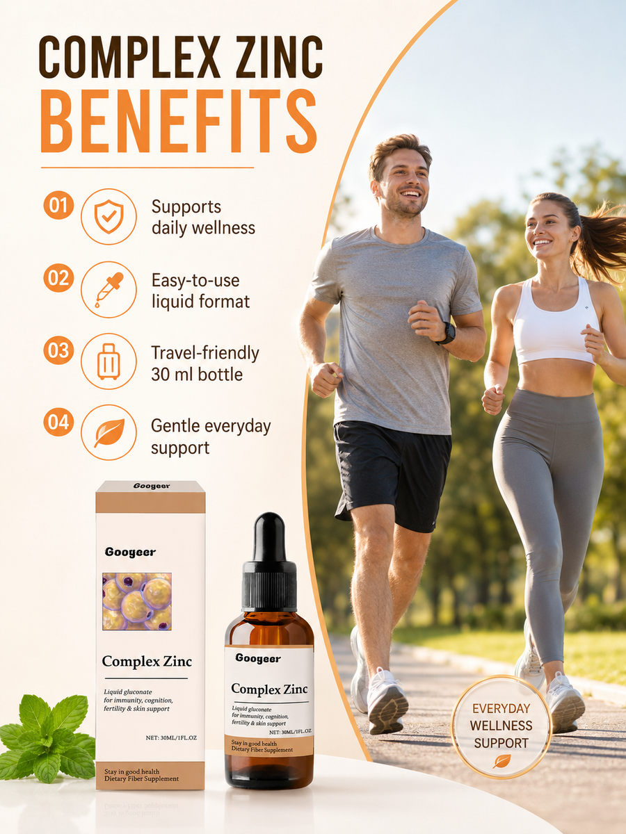 Googeer Complex Zinc Liquid Drops — Bioavailable Immune