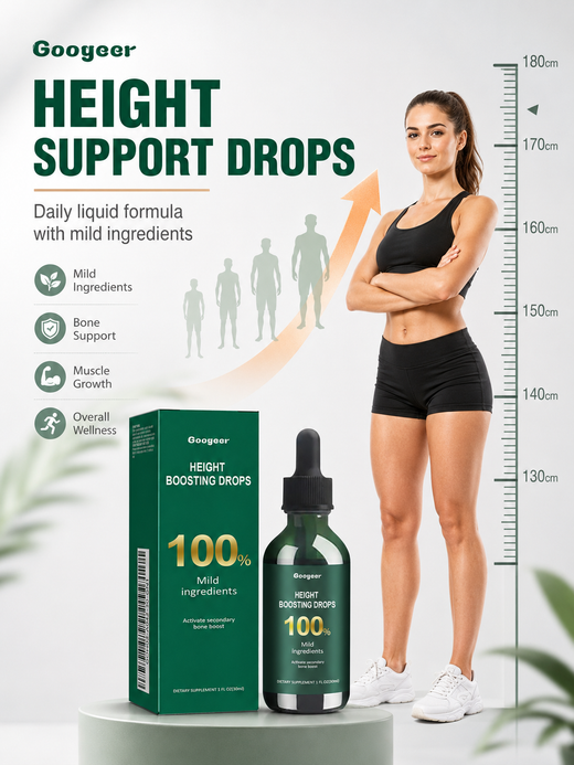 Height Boosting Drops — Strengthen Bones & Increase Height Naturally