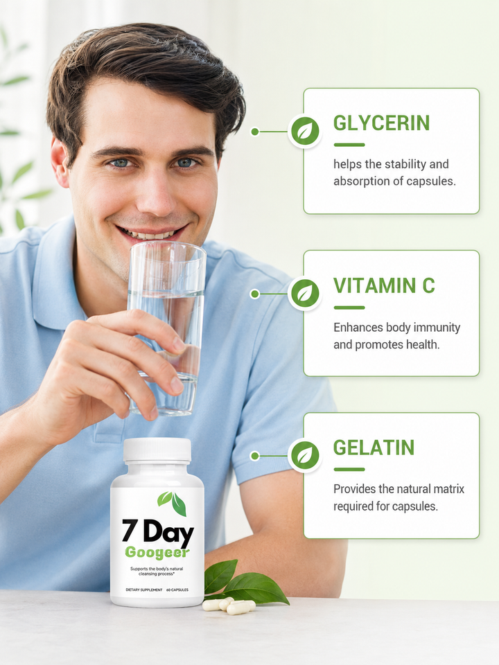 Googeer 7-Day Digestive Cleanse Capsules — 60 Count