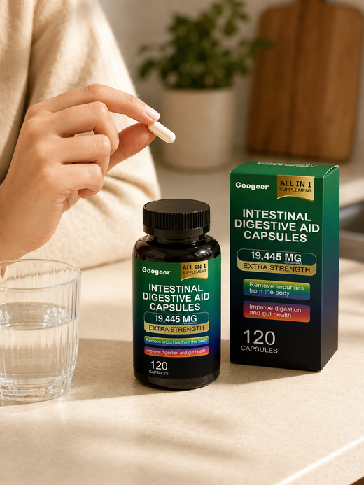 Digestive Aid Capsules — Extra Strength 19,445 MG Gut