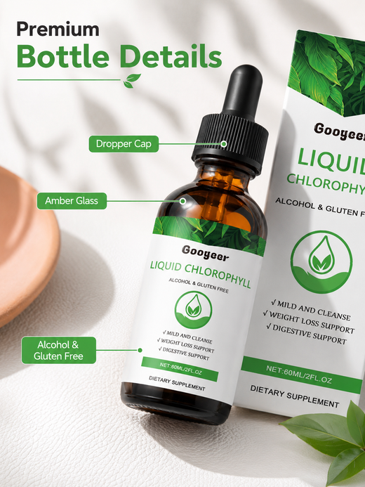 Liquid Chlorophyll Drops — Natural Weight & Digestive Support