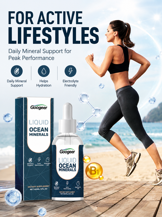 Liquid Ocean Mineral Supplement — Strength, Immunity & Balance